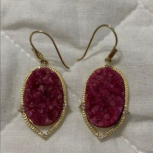 Stella and dot druzy earrings